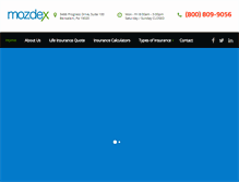 Tablet Screenshot of mozdex.com